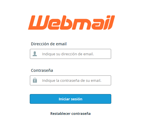 acceso a webmail
