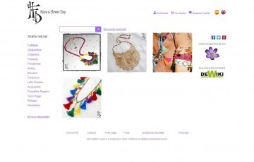 Diseño de tienda online complementos Have a Flower Day