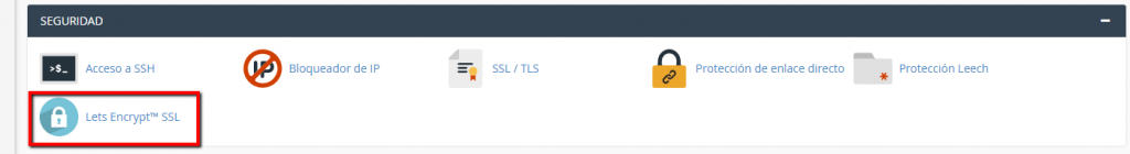 lets encrypt cpanel
