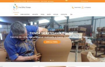 diseño tienda online alfareria ceramica