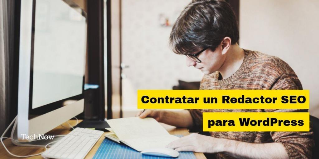 Contratar redactor SEO Web WordPress