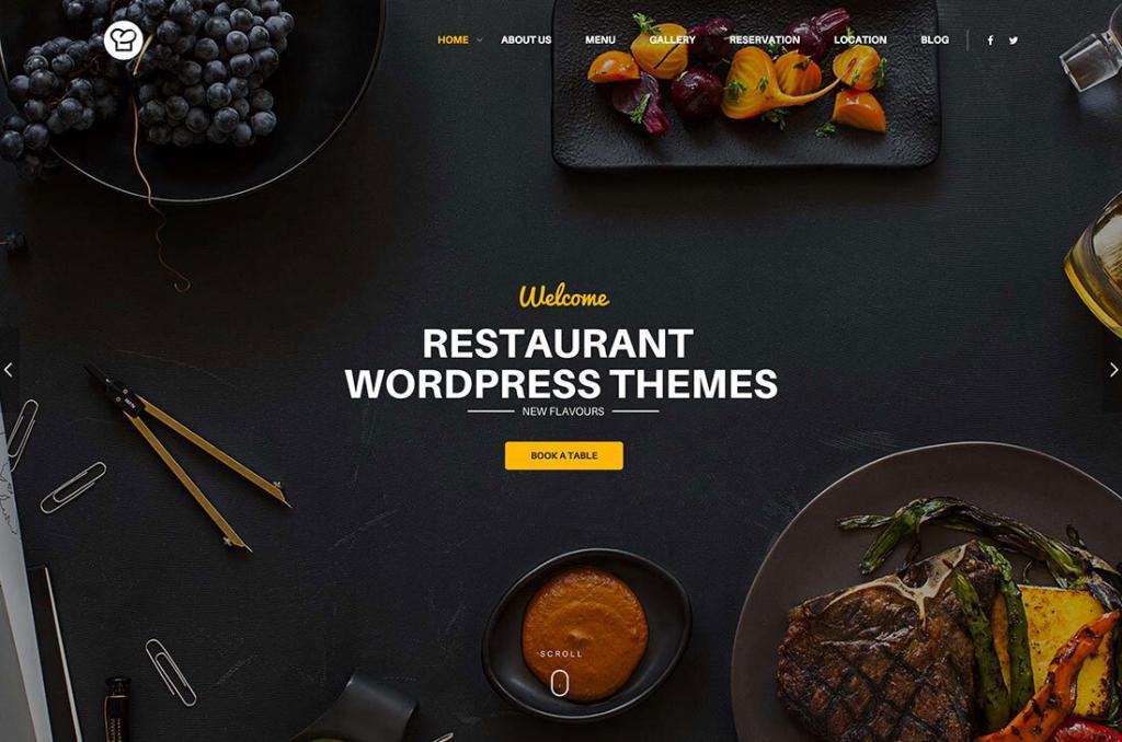 plantilla web bar restaurantes