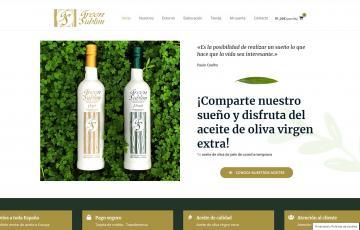 diseño de tienda online venta aceite oliva virgen extra Jaen
