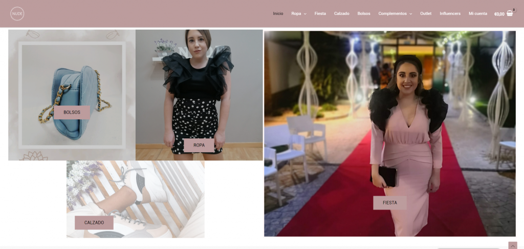 Diseño de online ropa moda - Nexo Virtual