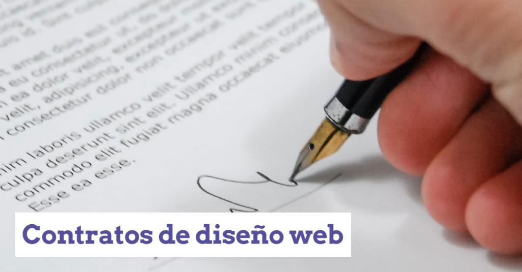contrato de diseño web