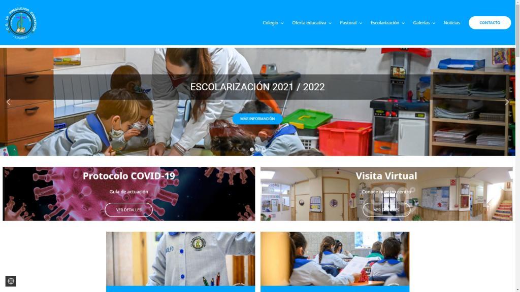 diseño web para colegio