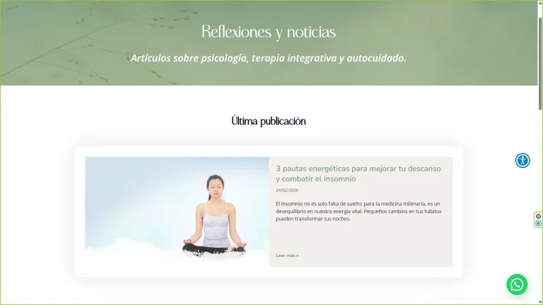 Artículos sobre psicología, terapia integrativa y autocuidado